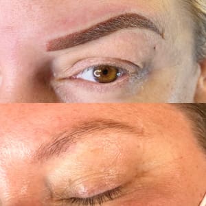 Eyebrow Tattoo result by Le’Lure in Louisville, KY