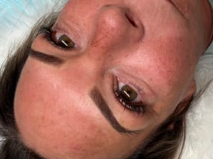 Eyebrow Tattoo result by Le’s PMU and Skincare Academy in Hoover, AL