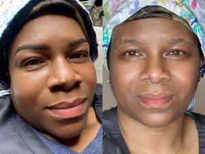 Eyebrow Tattoo result by Le’s PMU and Skincare Academy in Hoover, AL