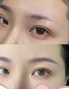 Eyebrow Tattoo result by Leaf H. Beauty Studio in Rockville, MD