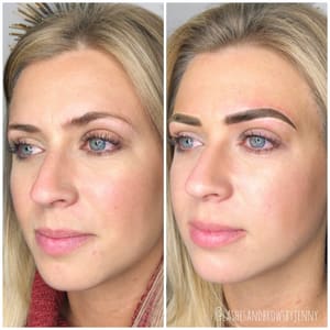 Eyebrow Tattoo result by LeBlanc Artistry in Bountiful, UT