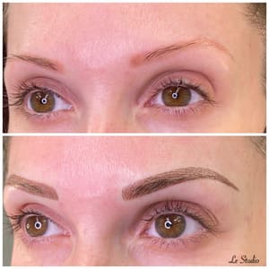 Eyebrow Tattoo result by Lebrows _ Microblading _ Eyebrows Philadelphia in Springfield Township, PA
