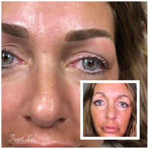 Eyebrow Tattoo result by Lebrows _ Microblading _ Eyebrows Philadelphia in Springfield Township, PA