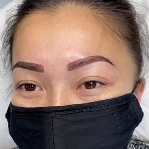 Eyebrow Tattoo result by Lebrows _ Microblading _ Eyebrows Philadelphia in Springfield Township, PA