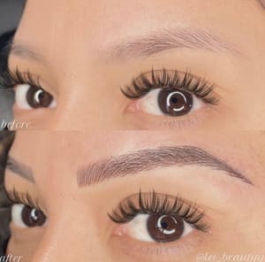 Eyebrow Tattoo result by Lei Beauty Microblading & Body Art in Lancaster, CA