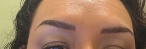 Eyebrow Tattoo result by Lei Beauty Microblading & Body Art in Lancaster, CA