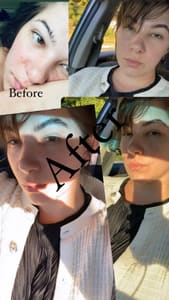 Eyebrow Tattoo result by Leidy beauty studio in Hamilton Township, NJ