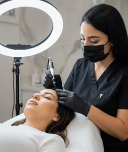 Eyebrow Tattoo result by Leidy Sabogal International Delux Studio in Jacksonville, FL
