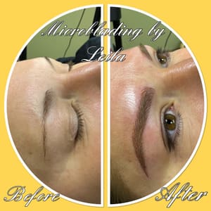 Eyebrow Tattoo result by Leila Beauty in Medford, OR