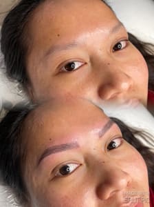 Eyebrow Tattoo result by Leilani Esthetics in Greeley, CO