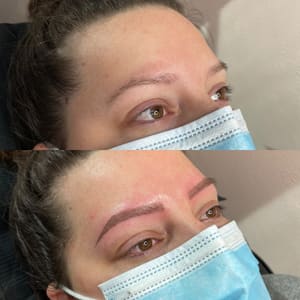 Eyebrow Tattoo result by Leilani Esthetics in Greeley, CO