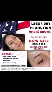 Eyebrow Tattoo result by Lena's Brows Studio - Eyebrow Lash Microblading Fairview Texas in Fairview, TX