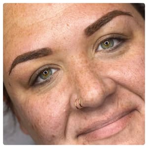 Eyebrow Tattoo result by Leslie Dearly Beauty in Toledo, OH