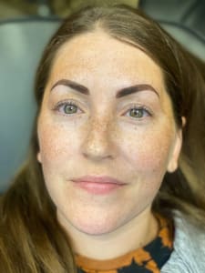 Eyebrow Tattoo result by Leslie Dearly Beauty in Toledo, OH
