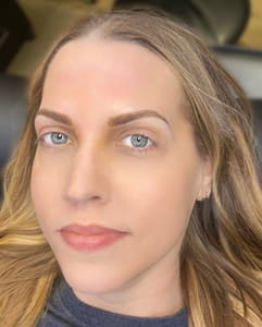 Eyebrow Tattoo result by Leslie Dearly Beauty in Toledo, OH