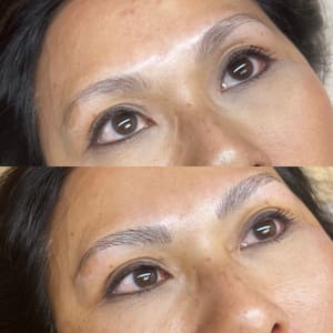 Eyebrow Tattoo result by Leu Lux Esthetics in Oceanside, CA