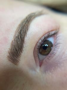 Eyebrow Tattoo result by LevelUp Beauty Bar in Mckinney, TX
