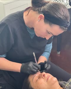 Eyebrow Tattoo result by LevelUp Beauty Bar in Mckinney, TX