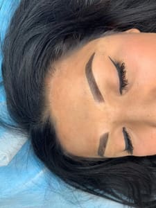 Eyebrow Tattoo result by Leylah’s Beauty Box in Chino, CA