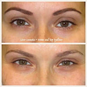 Eyebrow Tattoo result by LHP Permanent Cosmetics in Raleigh, NC