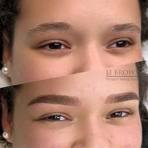Eyebrow Tattoo result by Li Brows Studio in Ocala, FL