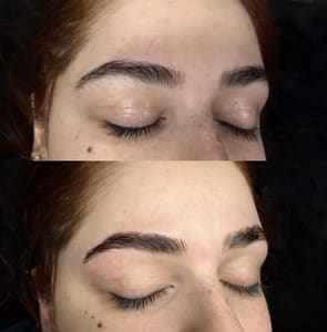 Eyebrow Tattoo result by Lianas Beauty Haven Studio in St James, NY
