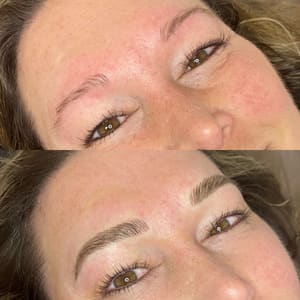 Eyebrow Tattoo result by Liberty Lake Tattoo in Liberty Lake, WA