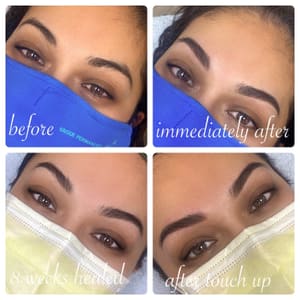 Eyebrow Tattoo result by LiftedBrows in San Diego, CA