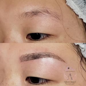 Eyebrow Tattoo result by Lilac Lash And Beauty in Columbia, MD
