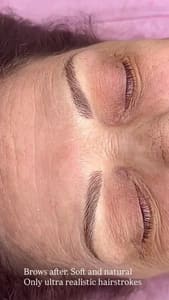 Eyebrow Tattoo result by Liliana Beauty Ink PMU in Glendale, CA