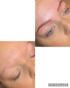 Eyebrow Tattoo result by Lillyan's Beauty Studio in Fayetteville, OH