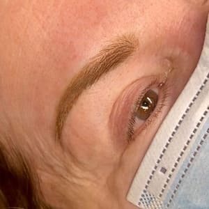 Eyebrow Tattoo result by Lily The Pink Permanent Makeup LA in Los Angeles, CA