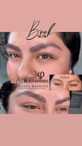 Eyebrow Tattoo result by Limitless Beauty Life Skin Lash & Brow Studio in San Diego, CA