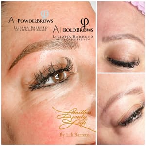 Eyebrow Tattoo result by Limitless Beauty Life Skin Lash & Brow Studio in San Diego, CA