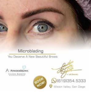 Eyebrow Tattoo result by Limitless Beauty Life Skin Lash & Brow Studio in San Diego, CA