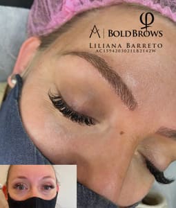 Eyebrow Tattoo result by Limitless Beauty Life Skin Lash & Brow Studio in San Diego, CA