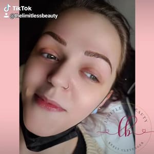 Eyebrow Tattoo result by Limitless Beauty - Microblading and Permanent Makeup in Bellingham, WA