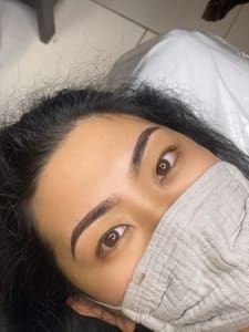 Eyebrow Tattoo result by Lin's Beauty Lab in Edison, NJ