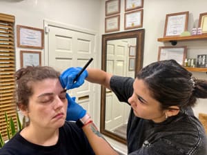 Eyebrow Tattoo result by Linda’s Beauty Bar in Leander, TX