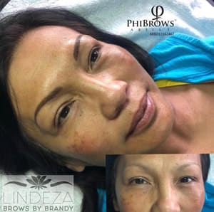 Eyebrow Tattoo result by Lindeza Brows and Aesthetics in Tacoma, WA