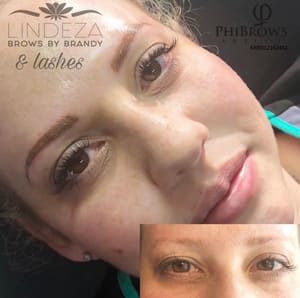 Eyebrow Tattoo result by Lindeza Brows and Aesthetics in Tacoma, WA