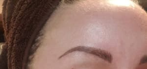 Eyebrow Tattoo result by Lindsey McAndrews Brow Studio in Seattle, WA