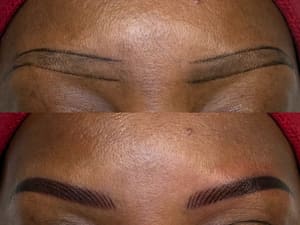 Eyebrow Tattoo result by LineaLuxBeauty LLC - Permanent Makeup in Chicago in Chicago, IL