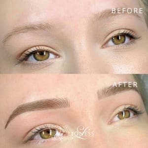 Eyebrow Tattoo result by Lioness Beauty & Aesthetics LLC in Randolph, MA