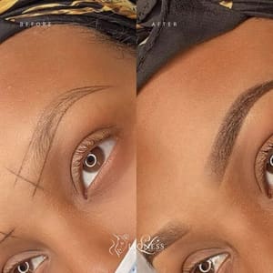 Eyebrow Tattoo result by Lioness Beauty & Aesthetics LLC in Randolph, MA
