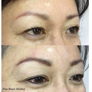 Eyebrow Tattoo result by Lisa Bruce Studios in Albany, CA
