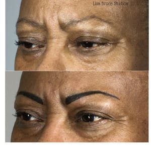 Eyebrow Tattoo result by Lisa Bruce Studios in Albany, CA