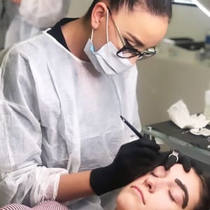 Eyebrow Tattoo result by LISA OM Dallas Studio & Academy in Dallas, TX