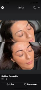Eyebrow Tattoo result by Lisa's Lashes & Brows in Buffalo, NY