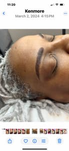 Eyebrow Tattoo result by Lisa's Lashes & Brows in Buffalo, NY
